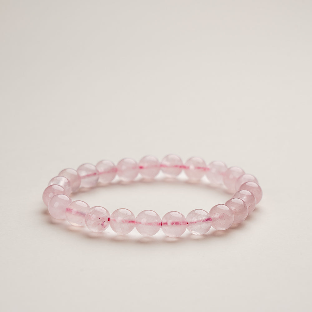 Rose Quartz Love Bracelet – Heart Opener | Fire Element