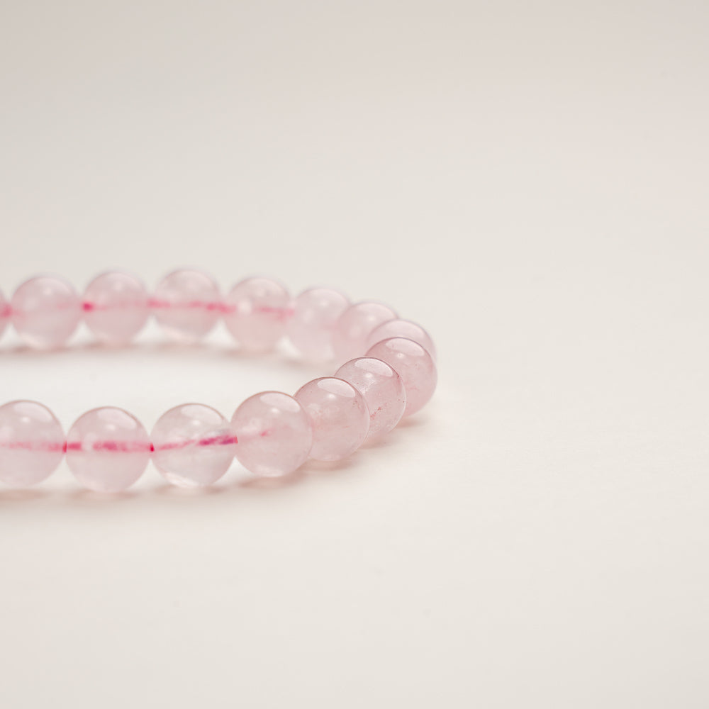 Rose Quartz Love Bracelet – Heart Opener | Fire Element